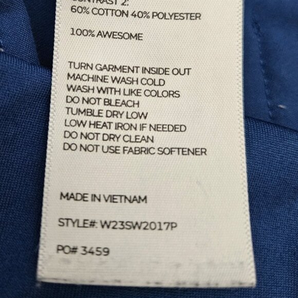 Figs Winning Blue Zamora Jogger Scrub Pants MP Medium Petite - Picture 3 of 7